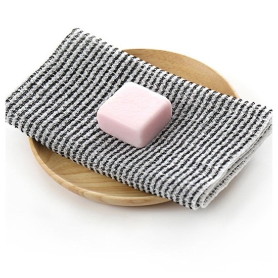 Carbon Fiber Exfoliating Bath Towel - Soft Skin-Care Wash Cloth