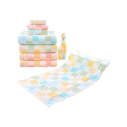 Premium Cotton Adult Towel 33x73cm - Soft, Antibacterial, No Shedding, Skin-Friendly Face & Bath Towel