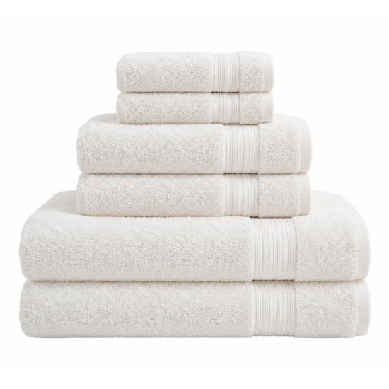 Premium 7A Antibacterial Hotel Bath Towel Set - Super Absorbent, 100% Cotton, Soft & Quick-Drying for Adults