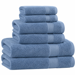 Premium 7A Anti-Bacterial Bath Towel Set - Extra Large, Ultra Absorbent, Quick-Dry & Lint-Free