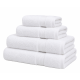 Premium Cotton Bath Towel Set: Extra Large, Ultra Absorbent, Hotel Quality White Towels