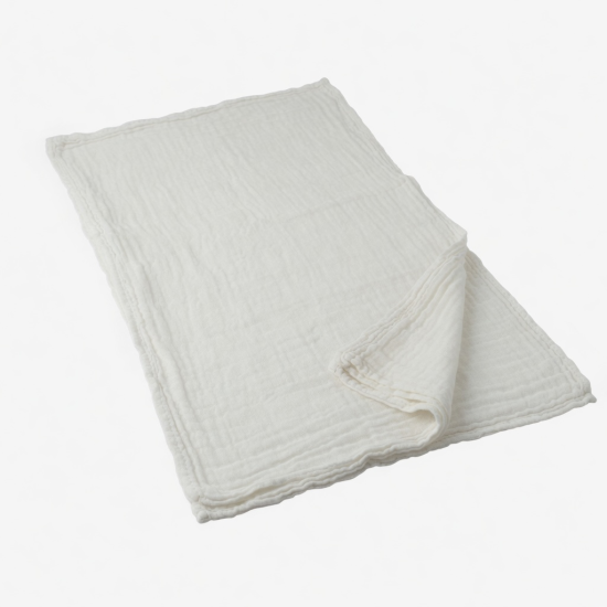 Pure Cotton 5-Layer Gauze Face Towel - A-Class Soft & Absorbent, Stretches to 72x35cm