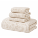 Premium Air-Cotton Gauze Towel & Washcloth Set – Pure Cotton, Crinkled Texture, Ultra-Soft & Skin-Friendly Bath Towel