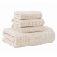 Premium Air-Cotton Gauze Towel & Washcloth Set – Pure Cotton, Crinkled Texture, Ultra-Soft & Skin-Friendly Bath Towel