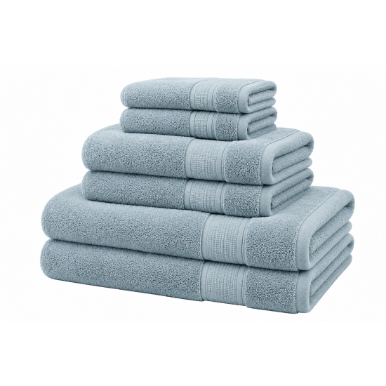 Antibacterial Cotton Towel Set - Ultra Absorbent Face & Bath Towels for Adults